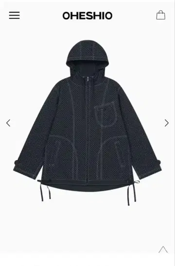 OHESHIO 오헤시오 도트 집업 아우터 자켓