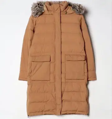 AIGLE 후드 부착 다운 자켓 36 베이지