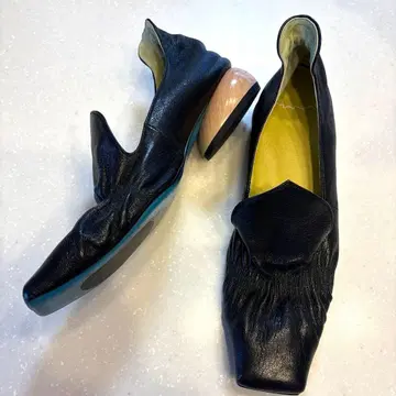 마나 MANA 스퀘어토 펌프스 37 23.5 블랙