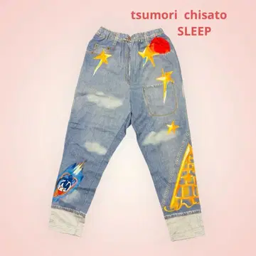 와코루 츠모리치사토 SLEEP 미니 쭈리 데님풍 이집트 여행 M 사이즈