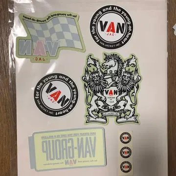 VAN 스티커 세트 6개입 새상품