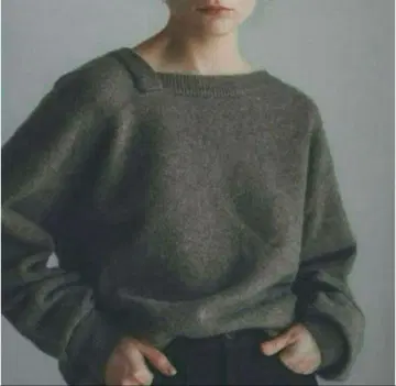 CLANE DEFORM BOAT NECK YAK KNIT TOPS
