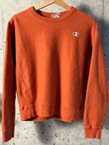 Champion REVERSE WEAVE 맨투맨 오렌지 M