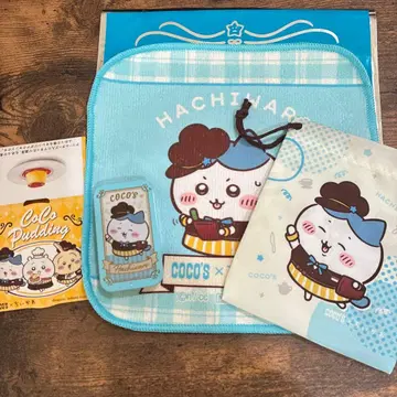 코코스 치이카와 콜라보 굿즈 타월 복조리 슬라이드 케이스 하치와레 덤
