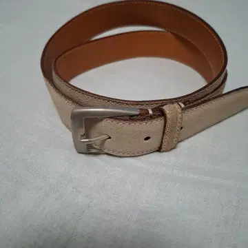 Felisi 천연 가죽 베이지 벨트 48-90