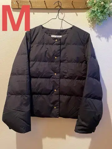 OPAQUE.CLIP 노카라 뮬러 다운 자켓 38 M