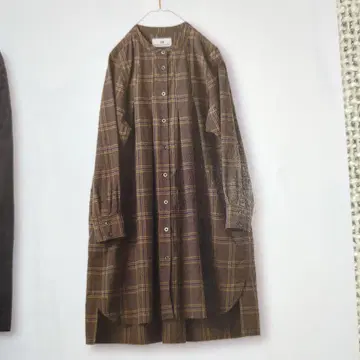 써니클라우드 가을 컬러 체크 원피스 튜닉