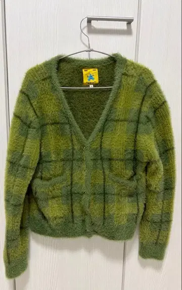 UNIF 체크 무늬 가디건