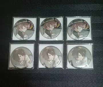 문호 스트레이독스 10주년 다자이 오사무 나카하라 츄야 캔뱃지