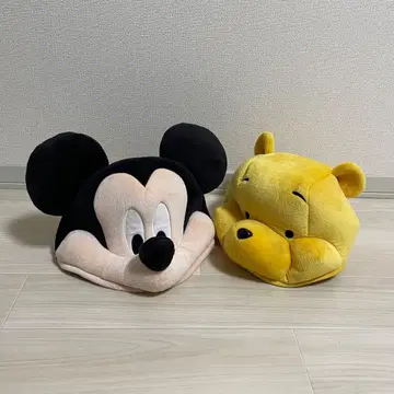 미키마우스 곰돌이 푸 팬캡