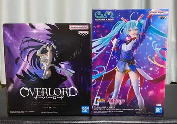 OVERLORD & GUNDAM x MIKU 피규어 세트