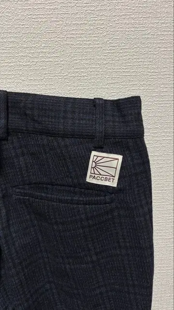 PACCBET 체크 무늬 슬랙스