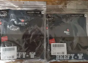 Hanes 비피 BEEFY 포켓 부착 T셔츠