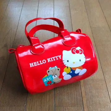 쇼와 레트로 산리오 키티 보스턴 백 핸드백