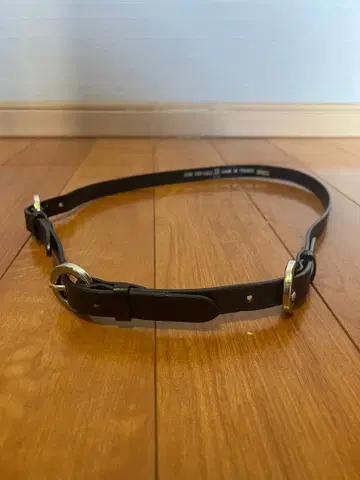빈티지 가죽 벨트 madeinfrance 천연 가죽 블랙 가죽 모드