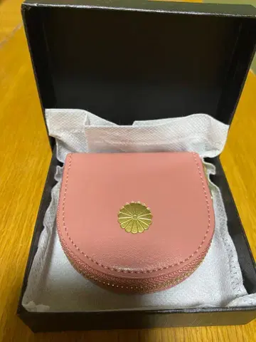 황궁 코인 케이스 동전 지갑 지갑 핑크