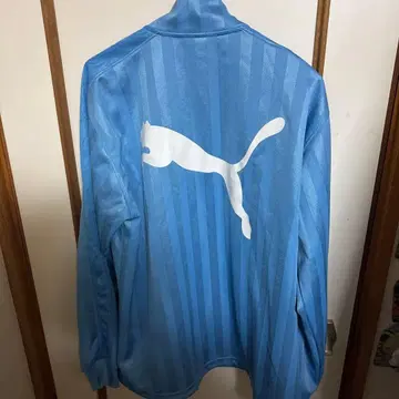 PUMA 라이트 블루 저지 L 사이즈 푸마