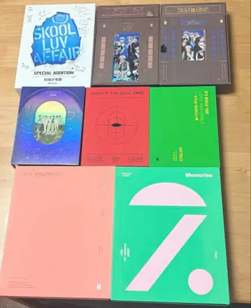 BTS DVD 묶음 판매 memories Love you self 세트