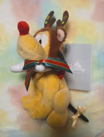 플루토 루돌프 봉제 인형 디즈니 스토어