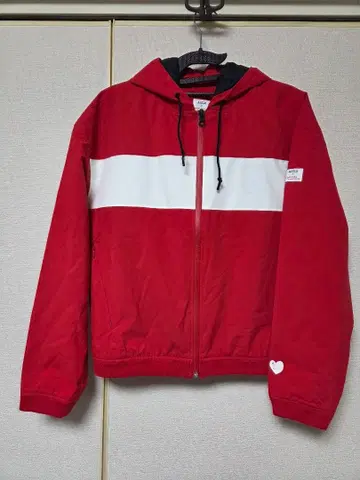 AIGLE 숏 블루종 여성용 레드 계열 사이즈 38 (M)