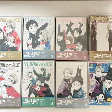 유리!!! on ICE 초회판 전 6권 세트 유리!!! on STAGE