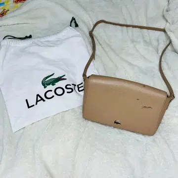 LACOSTE 베이지 숄더백