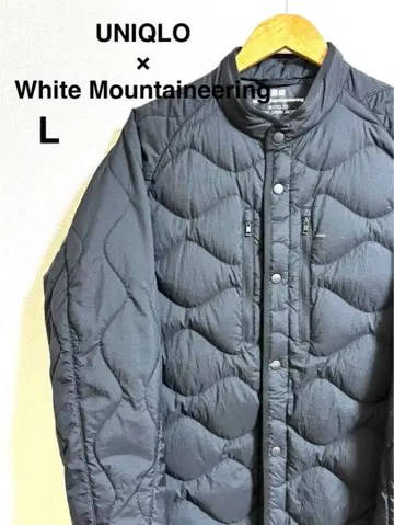 유니클로 x whitemountaineering 라이트 다운 자켓 L
