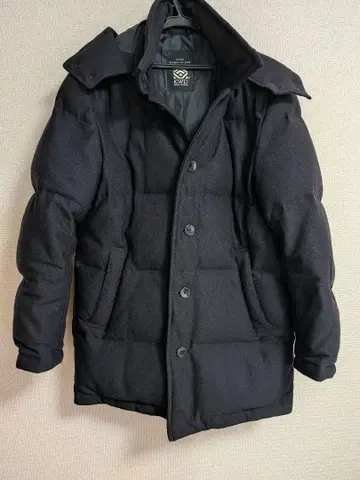 ABAHOUSE KWD 월드 프리미엄 다운 코트 네이비