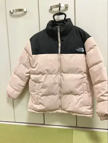 THE DARTH FACE 다운 자켓 핑크/블랙 다스 페이스