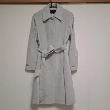 [ Le souk ] 그레이 롱 코트 허리 벨트 포함