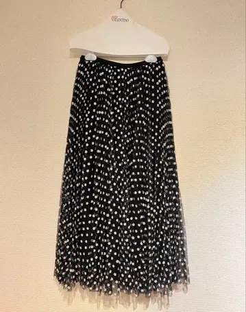 레드 발렌티노 미사용 플라워 샤샤 스커트 38 타키자와 마키코 착용