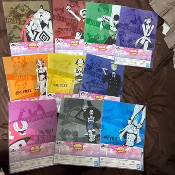 원피스 제일복권 H상 클리어 파일 & 스티커