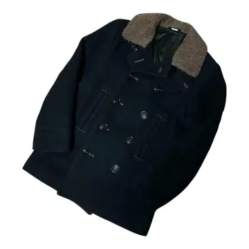 고품질 S/DOUBLE 에스더블유 피 코트 멜톤 울 알파카 M