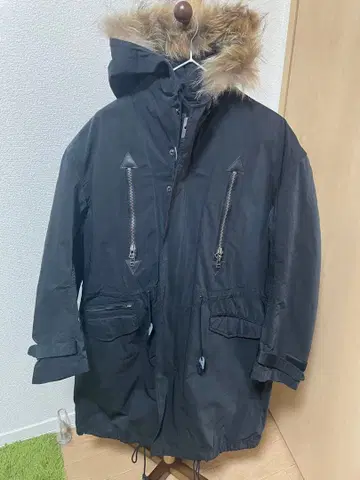 그린 라벨 릴랙싱 모즈 코트 S 사이즈 블랙