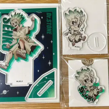 Dr.STONE 이시가미 센쿠 빅 아크릴 스탠드 100엔샵 다이소