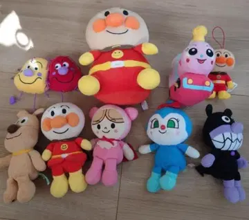 호빵맨 봉제 인형 세트