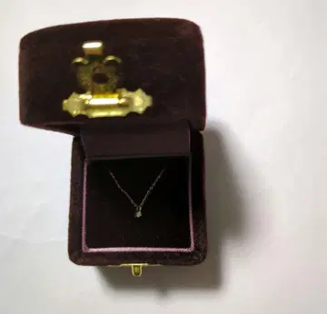 ete k10 0.01 싱글 볼 다이아몬드 목걸이 핑크 골드 에테