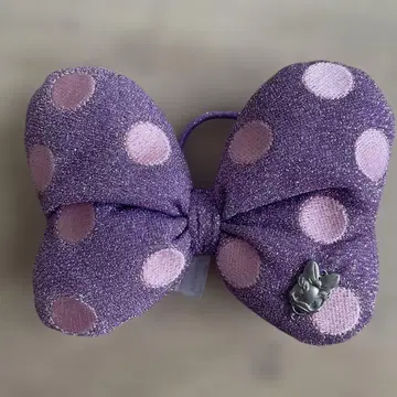 디즈니 단종품 데이지 리본 머리끈 미니 리본 머리끈 클립