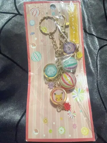 [ 미개봉 새상품 ] 포켓몬 포켓몬 센터 캔디 패턴 백 키체인