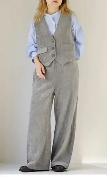 [새상품급] CYAN tokyo 슬라브 콤비 베스트 살로펫