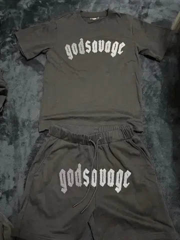 godsavage 다크 그레이 셋업