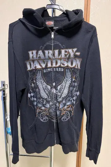 Harley-Davidson 집업 후드티 USED 블랙