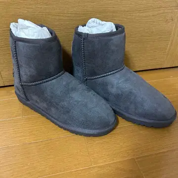 그레이 스웨이드 어그 부츠