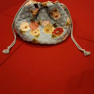 꽃무늬 퀼팅 복조리 백