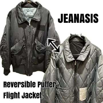 [ 즉시 구매 가능 ] JEANASIS 리버서블 퍼 플라이트 자켓