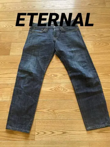 [ ETERNAL ] 다크 블루 스트레이트 레그 데님