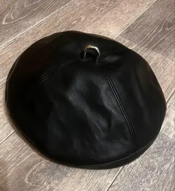 CA4LA 카시라 PIGNON 13 모자 베레모 가죽 블랙 블랙