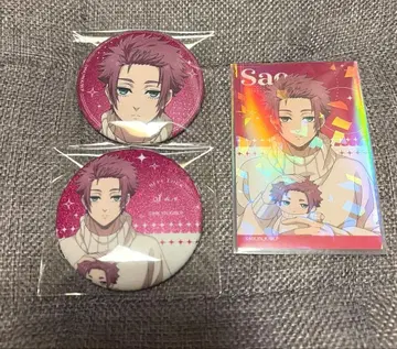 블루 록 마루이 다코 시리즈 이토시 사에 캔뱃지 홀로그램 카드 세트