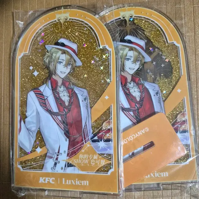 루카 카네시로 KFC 콜라보 유사 아크릴 스탠드 니지산지 EN 럭시엠