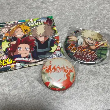 나의 히어로 아카데미아 바쿠고 캔뱃지 3개 세트